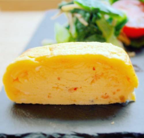 桜えびのだし巻き卵