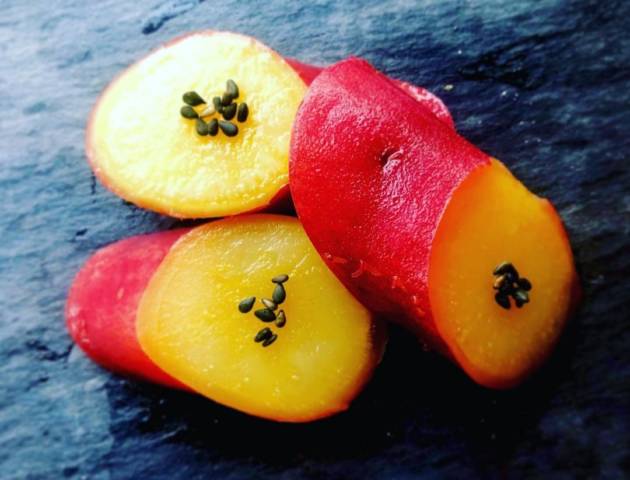 さつまいものレモン煮