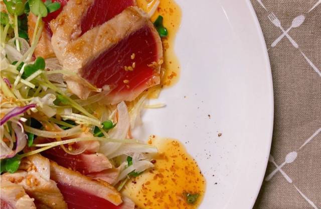 和風まぐろのカルパッチョ