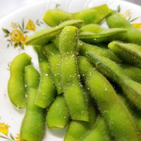 塩ゆで枝豆