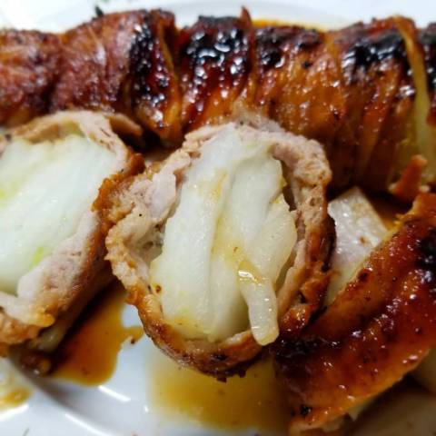 白菜と豚肉のグリル