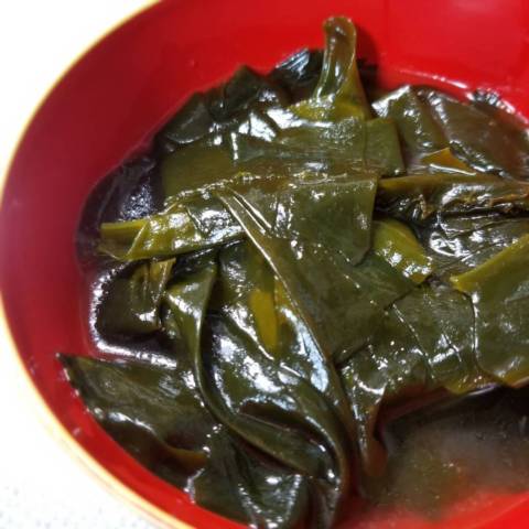 ワカメのスープ