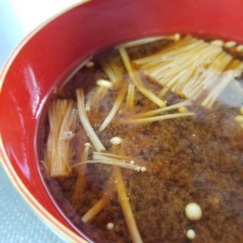 えのき茸の味噌汁