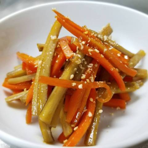 ごぼうと人参のきんぴら