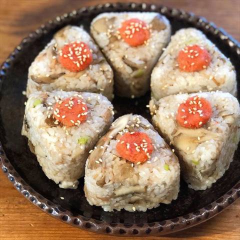 秋の味覚おにぎり