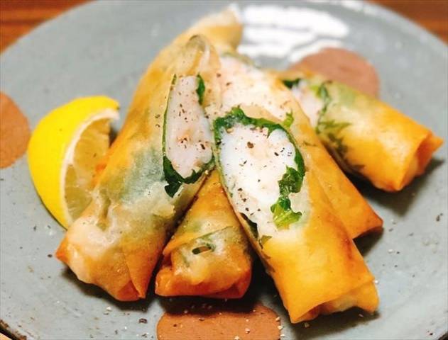 海老しそ春巻き