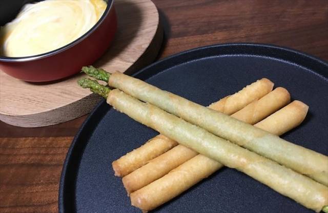 アスパラの春巻き&スティック春巻き
