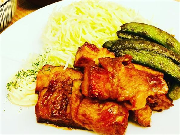 厚揚げの肉巻き