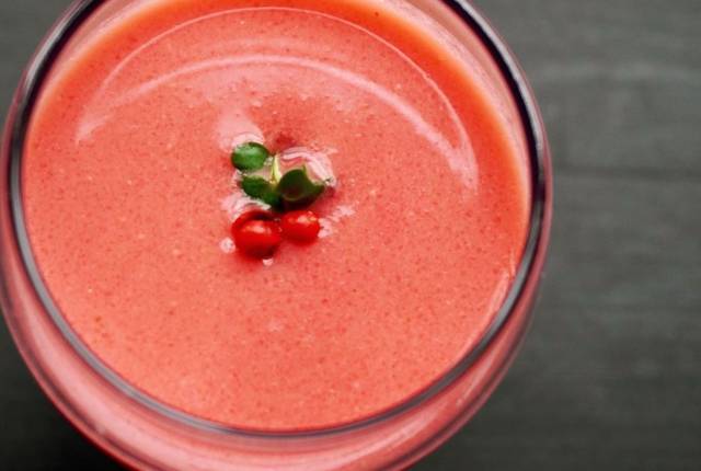 ビーツの冷たいスープ