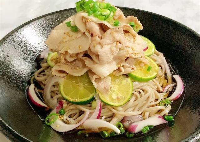 豚しゃぶすだち蕎麦