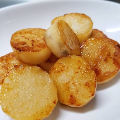 長芋のめんつゆバター焼き