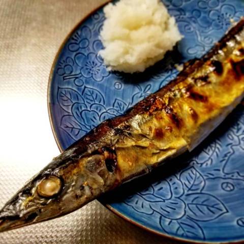 サンマの塩焼き