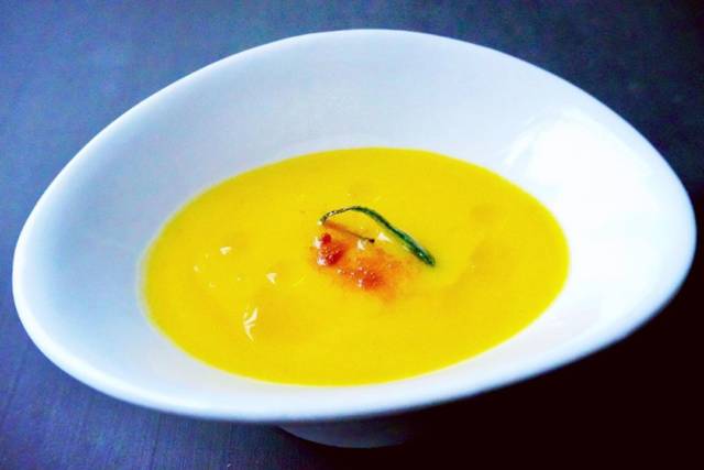 カボチャのスープ