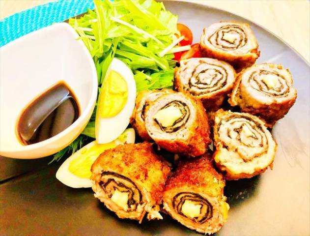 チーズイン海苔巻きカツ