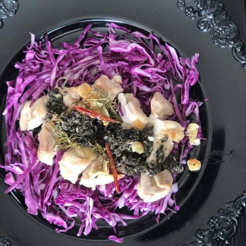 チキンソテータプナードかけ