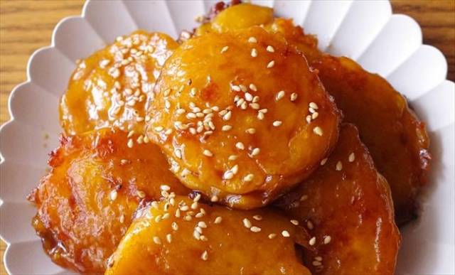 もちもち甘辛かぼちゃチーズ餅