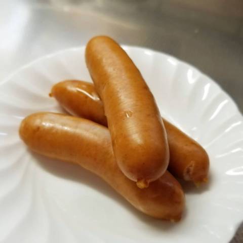 ウインナーのボイル