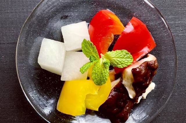 大根とパプリカの甘酢漬