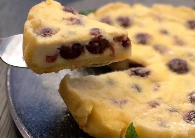 ダークチェリーのクラフティ