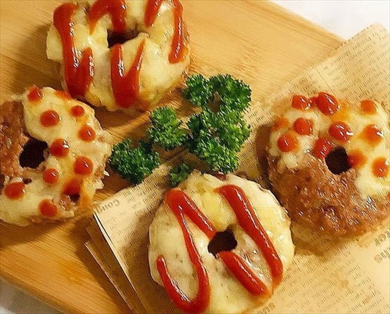 ドーナツみたいなハンバーグ