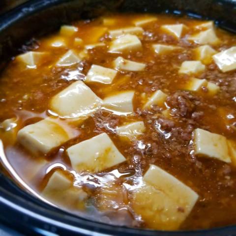 合挽きミンチの麻婆豆腐