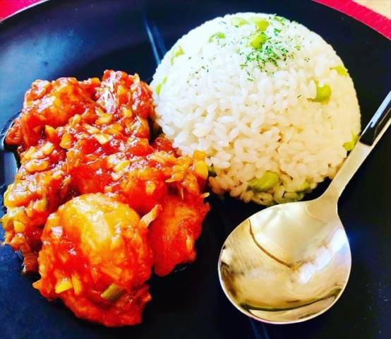 美味しいエビチリ