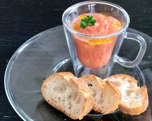 栄養たっぷりなガスパチョ