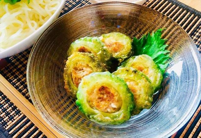 ゴーヤ詰め焼き