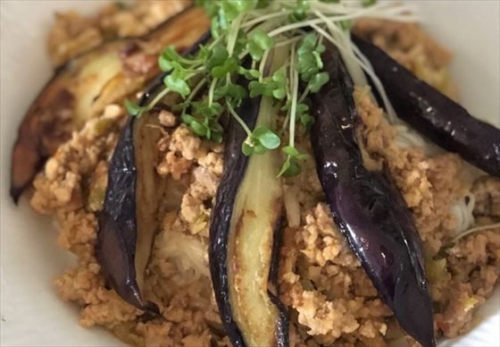 ヘルシー坦々ナス麺