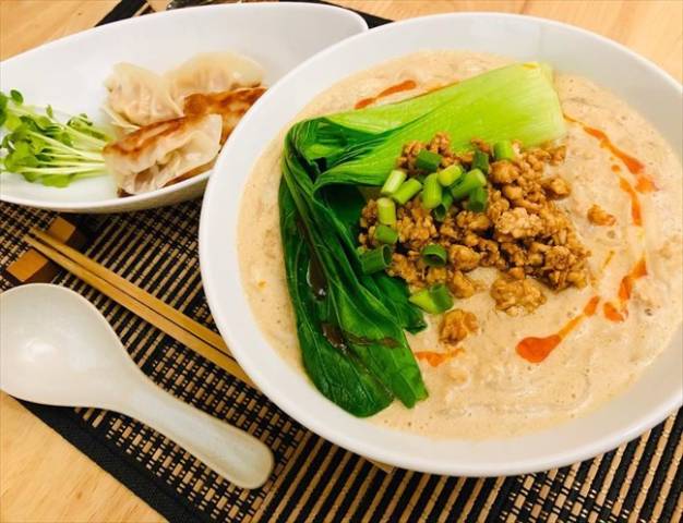 ヘルシー豆乳坦々麺
