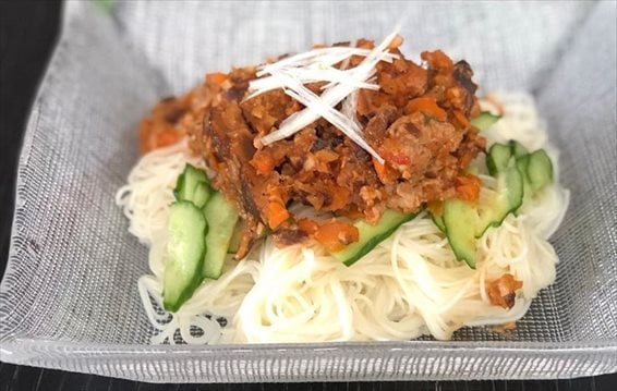 ヘルシージャージャー麺