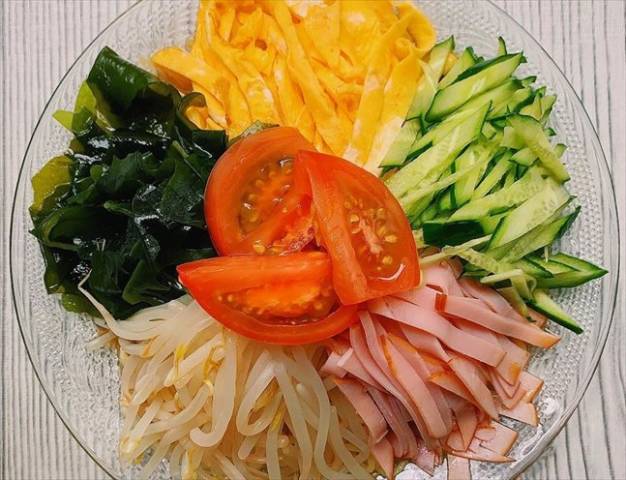 簡単な冷やし中華