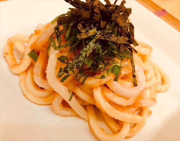 冷やし明太うどん