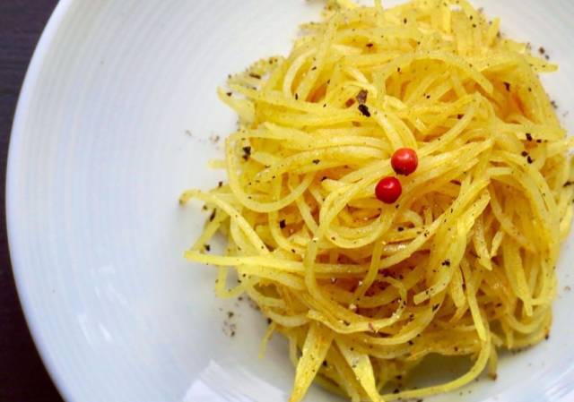 ジャガイモのカレー炒め