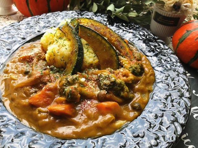 かぼちゃの野菜カレー