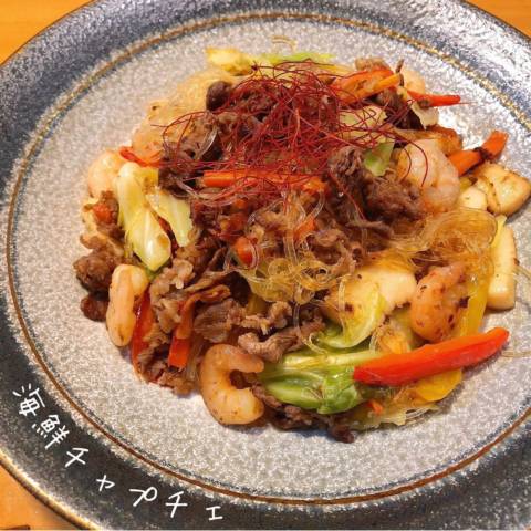 海鮮チャプチェ