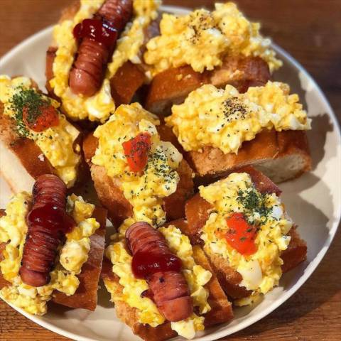 簡単たまごサンド