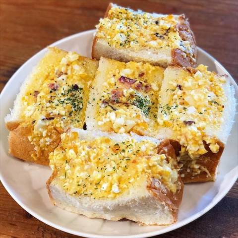 カルボナーラ風たまごサンド