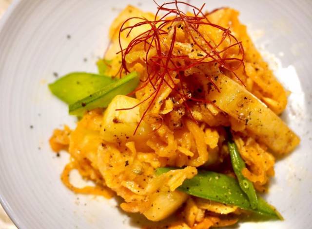 切干大根の炒め物