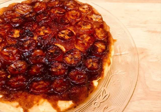 キャラメルバナナケーキ