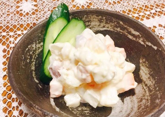 お出汁しみしみポテトサラダ