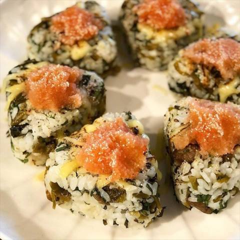 明太高菜チーズおにぎり