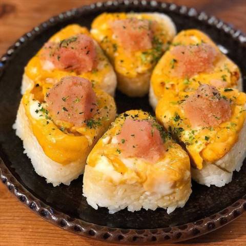 明太子たまごおにぎり