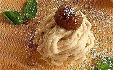 甘栗でモンブラン