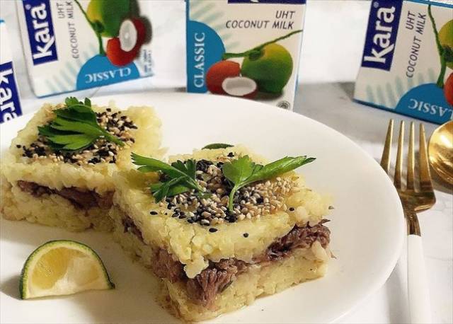 もち米カレーとショートリブ