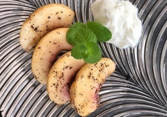 桃のアールグレイマリネ