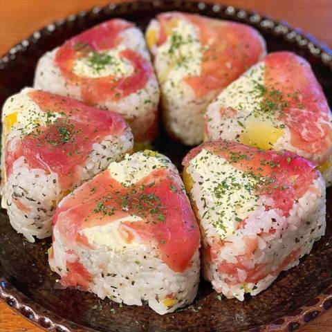 生ハムおにぎり