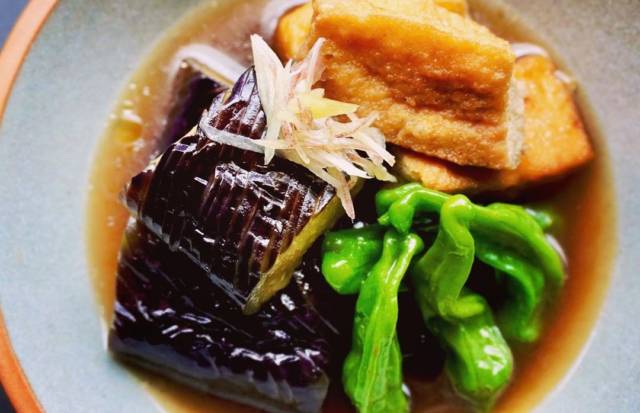 茄子と厚揚げの煮浸し