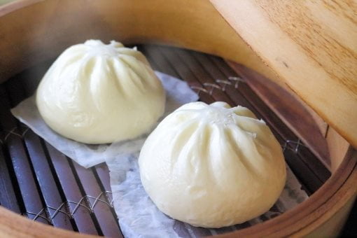 具沢山の肉まん