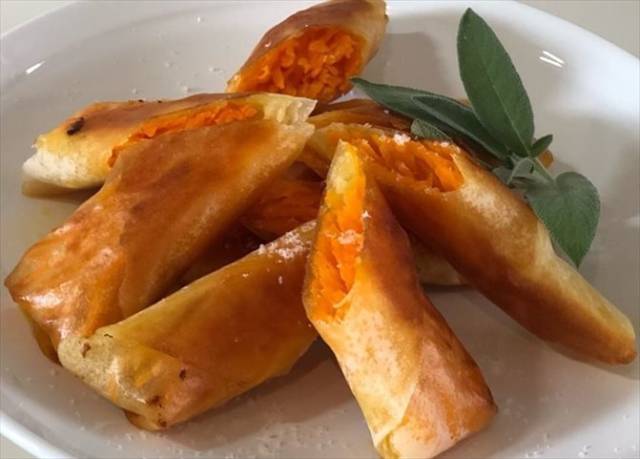 ニンジンの春巻き